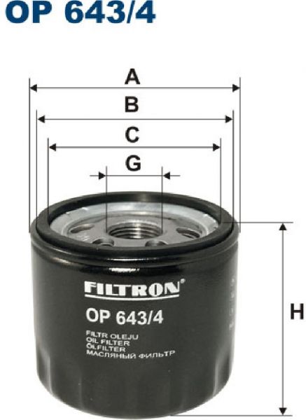 FILTRON OP 643/4 ol.filter