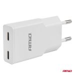 nabíjačka na mobil sieťová 230V 30W GaN 2xUSB-C