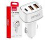 Nabíjačka do auta 2x USB-A + USB-C 32W 12/24V